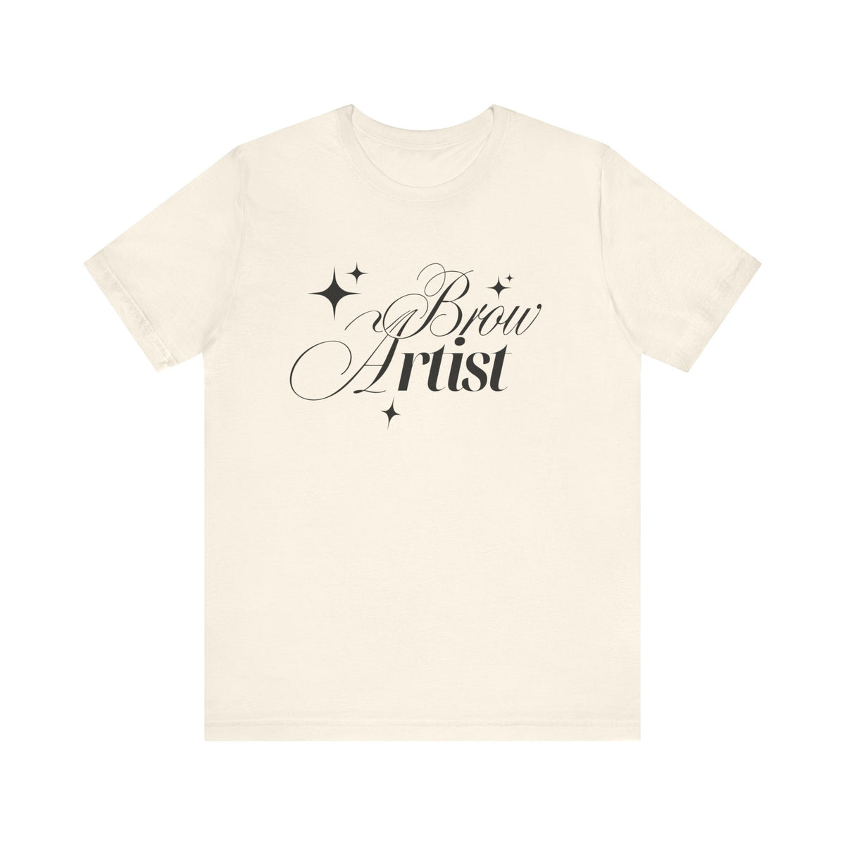 Brow Artist Tee, T-Shirt for Makeup Lovers, Gift for Brow Enthusiasts, Cute Graphic Tee, Everyday Wear T-Shirt