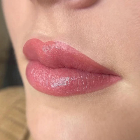 Lip Blushing Session with One Touch Up
