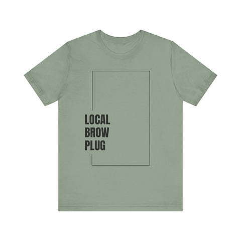 Local Brow Plug Unisex Jersey Tee - Stylish Casual Wear, Gift for Beauty Enthusiasts, Trendy Fashion Statement, Comfortable Everyday Tee